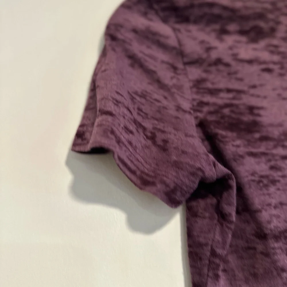 Women’s Harley Davidson Sz:S Heather Purple Lake Placid Babydoll Graphic Tee.